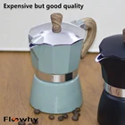 Бытовая Алюминиевая кофеварка для итальянского Моки, эспрессо, перколяторы, плита, чашка 36, 150300 мл, кухонные инструменты, приспособление для варочной панели