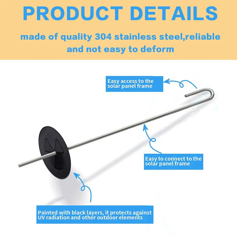 20 комплектов детали для крепления проволочной сетки к панели солнечных батарей