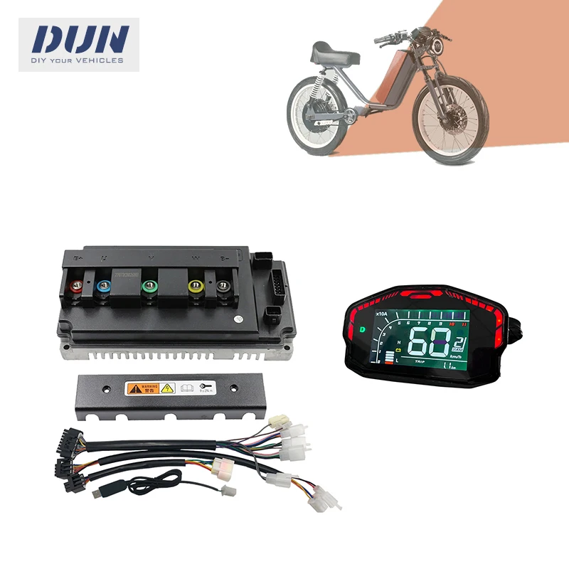 VOTOL EM150 180A Фаза 490A Синусоидальный контроллер BLDC с дисплеем DKD для мощности