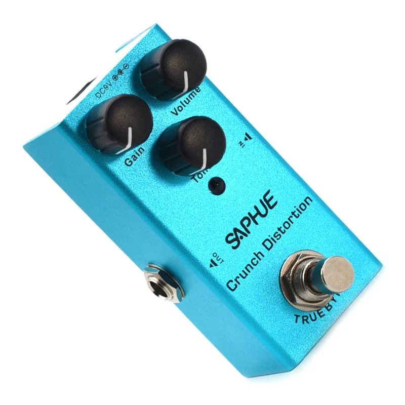 SAPHUE мини электрогитарный эффектор монотипа DC 9V с переключателем True Bypass для
