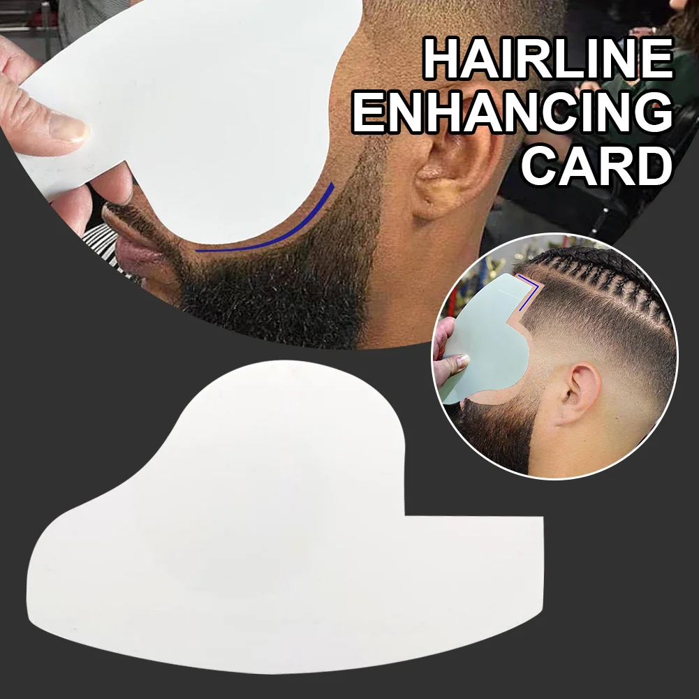 

1pc Men Beard Shaping Styling Template Comb Transparent Men's Beards Combs Beauty Tools for Hair Beard Trim Templates Hairstyles