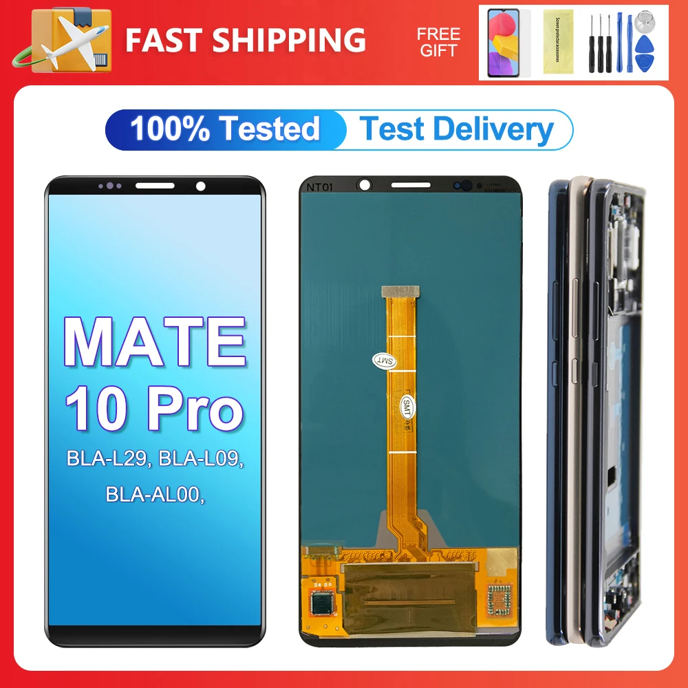 ЖК-дисплей с сенсорным экраном и дигитайзером в сборе для HUAWEI Mate 10 Pro
