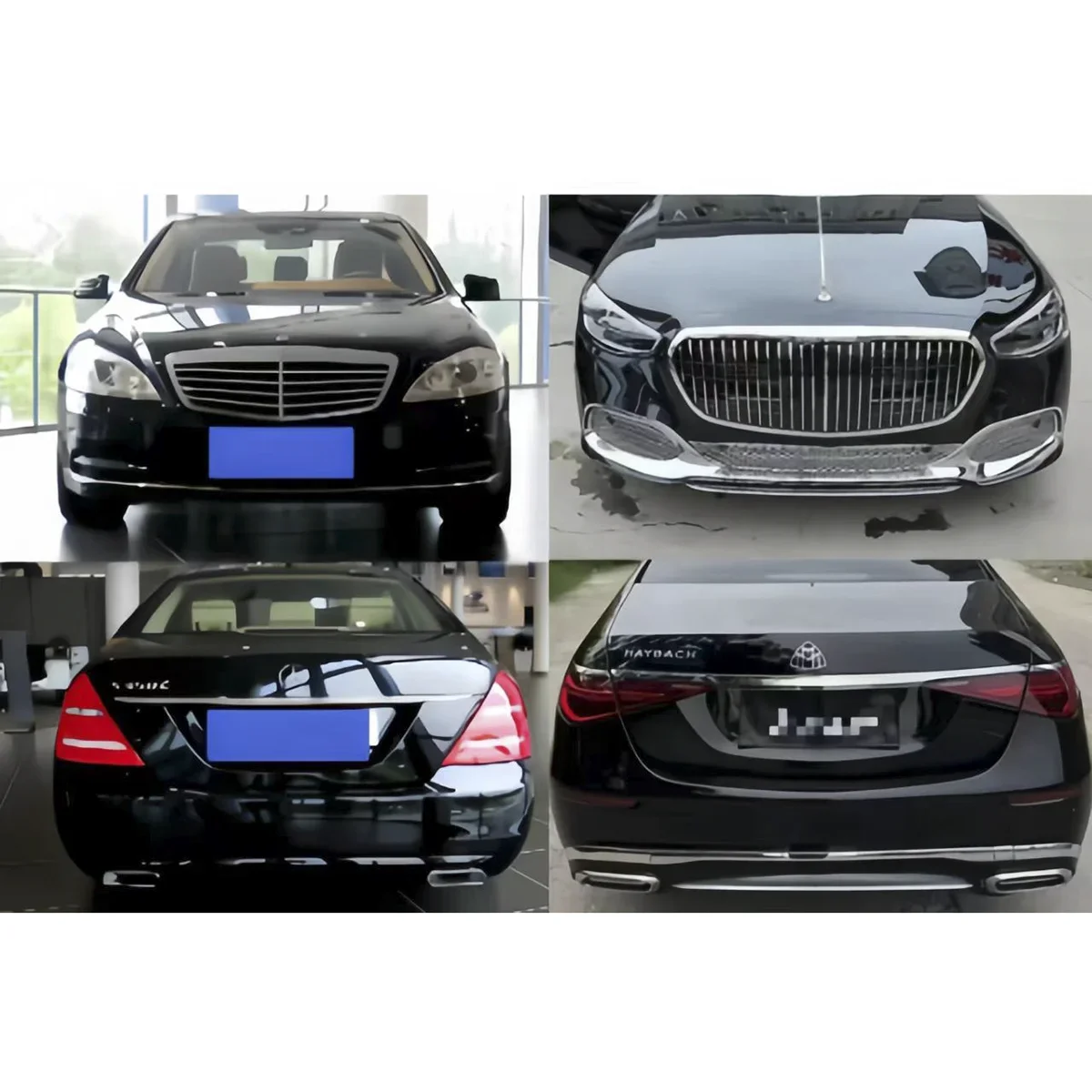 Обновление S class w221 S300 S350 S500 до обвеса W223 M STYLE для Mercedes s-class обновление 223