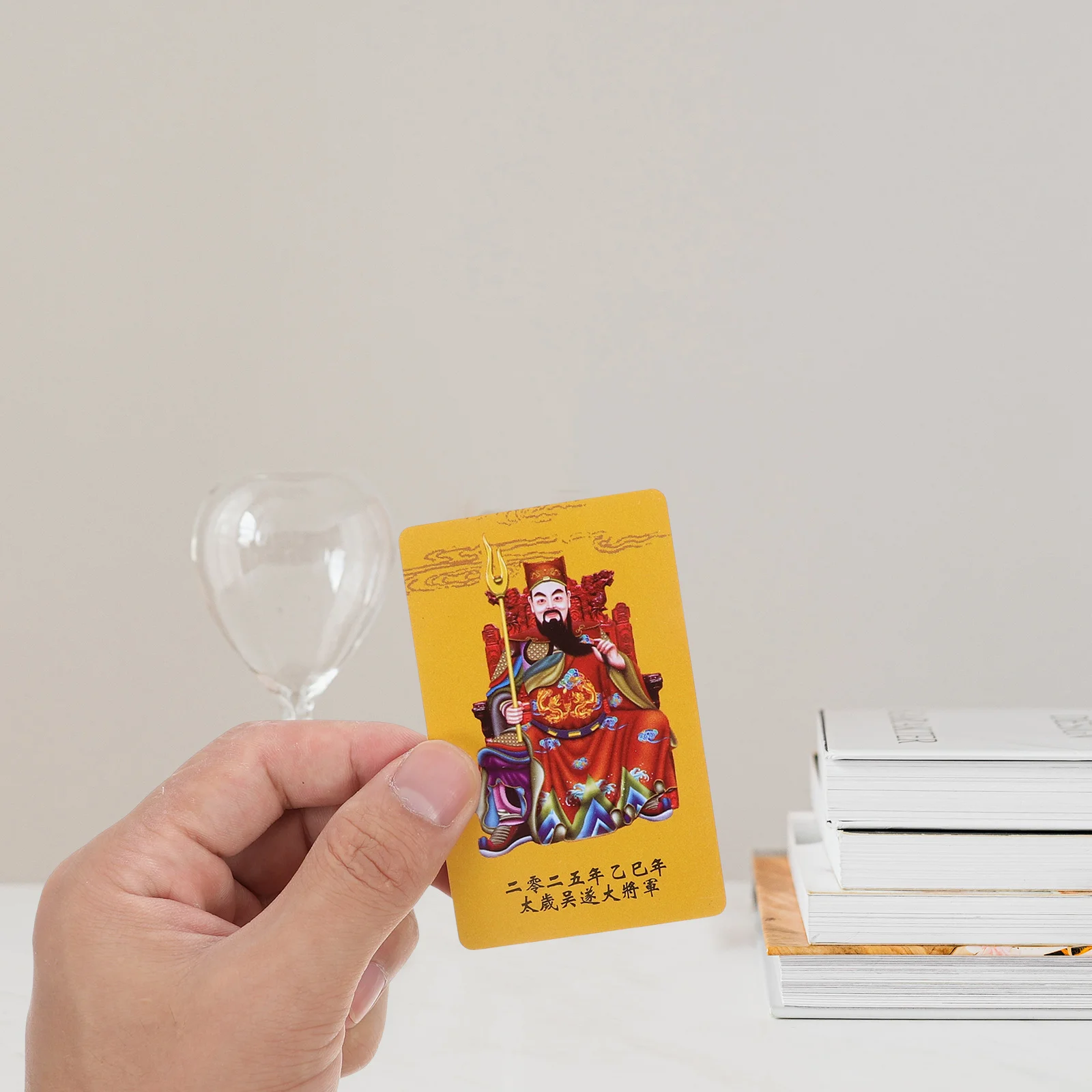 Лунный календарь на 10 шт. Год Тай Суи и змея в стиле шинуазри Декор