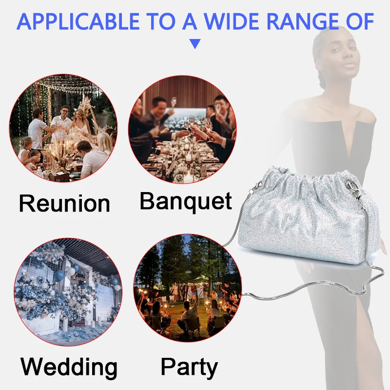 Роскошная брендовая женская сумка для свадебной вечеринки модная через плечо