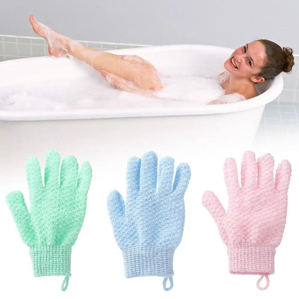 

Soft Scrub Mitt Rub Exfoliator Two-sided Shower Spa Peeling Glove Bath Scrub Glove Body Cleaning Thicken Bath Towel