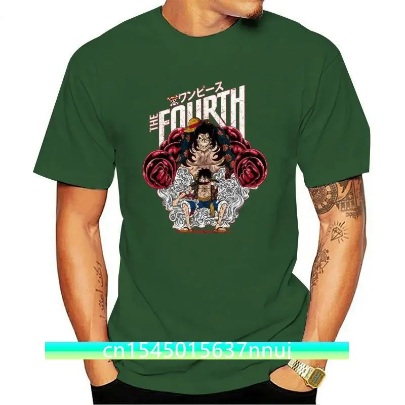 

New Anime The Fourth Gear V1 One Piece Monkey D Luffy T Shirt All Sizes S-3Xl Big Tall Tee Shirt