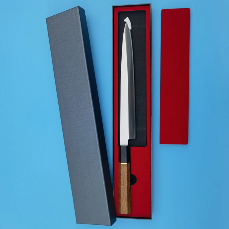 Нож сашими 10,5 дюйма 10Cr15MoV VG10 стальной острый Yanagiba для нарезки ветчины, фильтрации, Кливера, рыбы, кухонные ножи с восьмиугольной ручкой