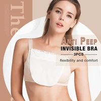 3 pcs anti peep invisible bra woman lace hide underwear anti peep invisible bra woman lace hide underwear dropshipping