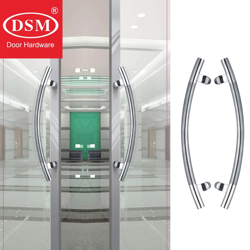 

800mm Polish Entrance Door Handle SUS304 Stainless Steel Pull Handles For Wooden/Frame/Glass Doors PA-156