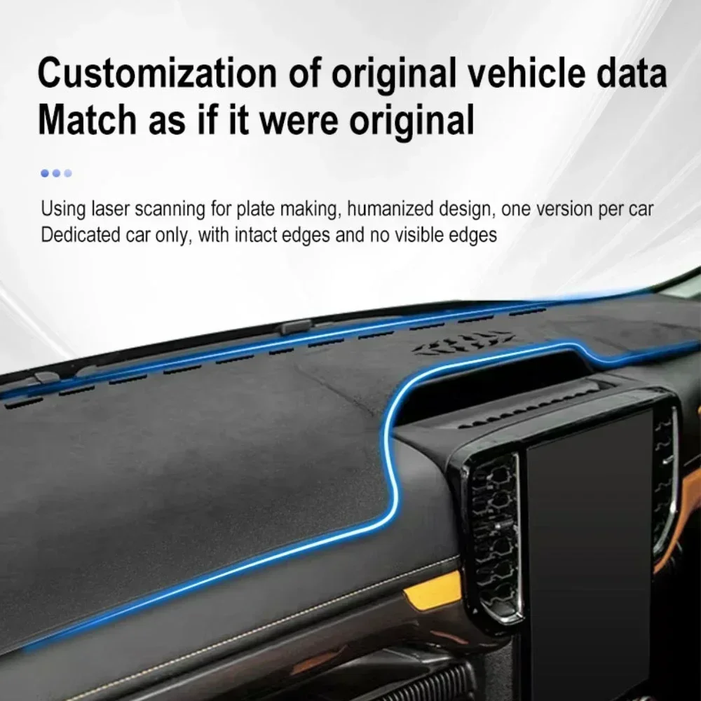 Подходит для Volkswagen VW ID.6 CROZZ ID.6X 2021-2024 коврики приборной панели автомобиля козырек