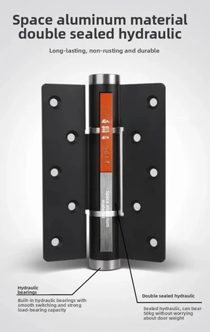 1 шт., невидимая дверная петля, 5-дюймовый мягкий буфер, закрывающее устройство, автоматическая регулировка 90 °   Аппаратные аксессуары для позиционирования доводчика