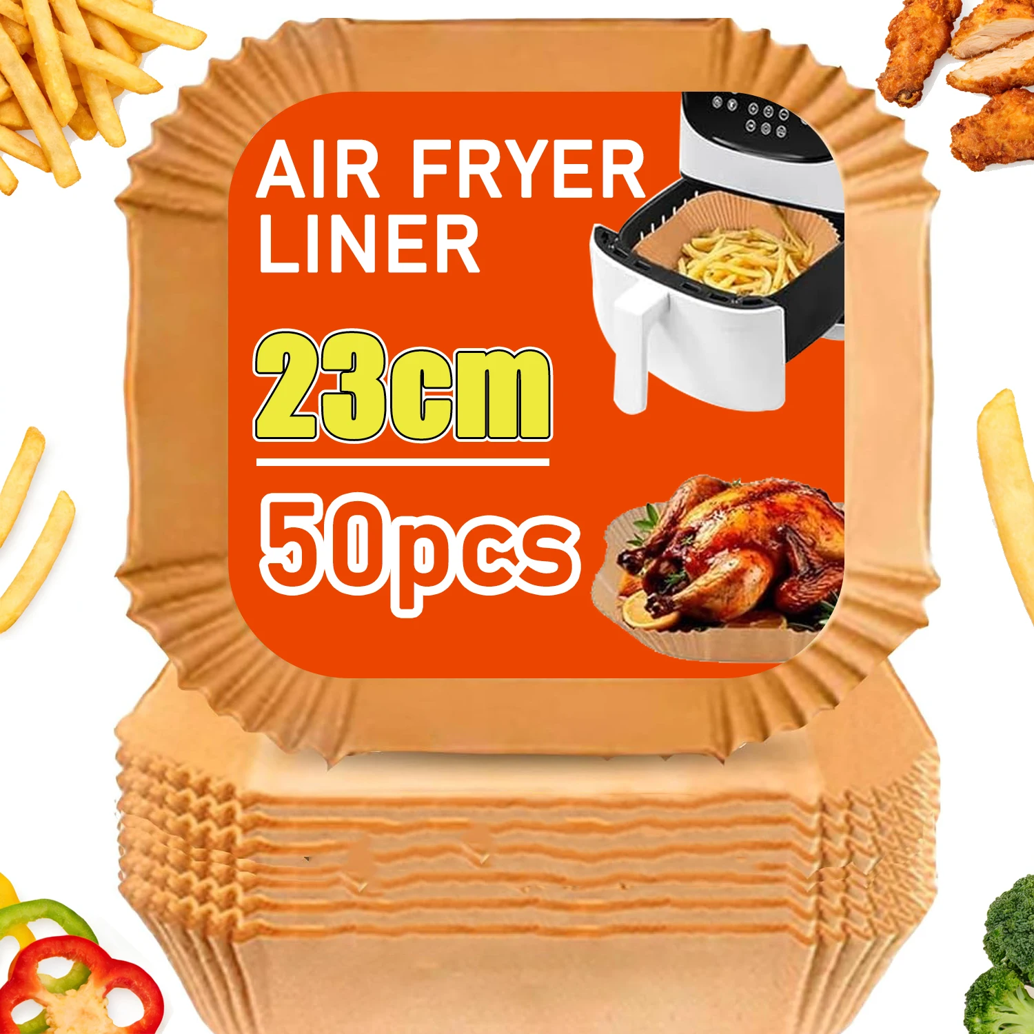 

Бумажные вкладыши для фритюрницы