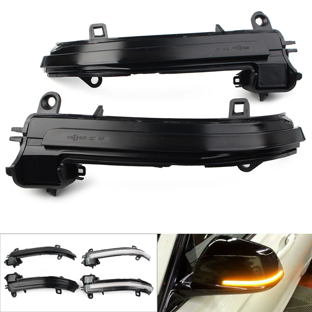 

1 пара автомобильных зеркал поворота для BMW 1 2 3 4 серии F20 F21 F22 F23 F30 F31 F34 F32 F33 F36 X1 E84 i3, динамическая лампа