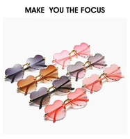2022 vintage heart sunglass wholesale women brand designer candy color gradient sun glasses outdoor goggles party oculos de sol