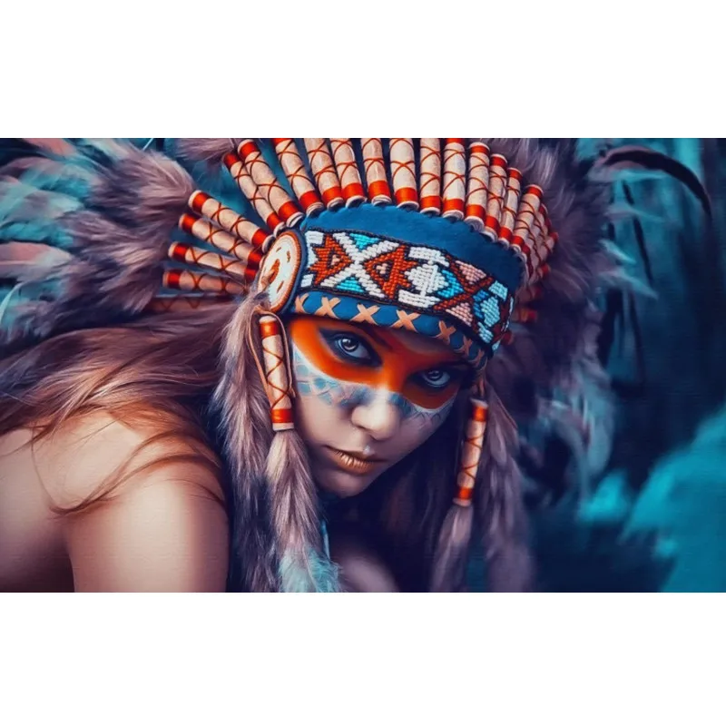 

Diamond Painting Indians Women 5d Diy Mosaic Full Square Round Drill Diamant Of Rhinestone Daimond Embroidery Pictures