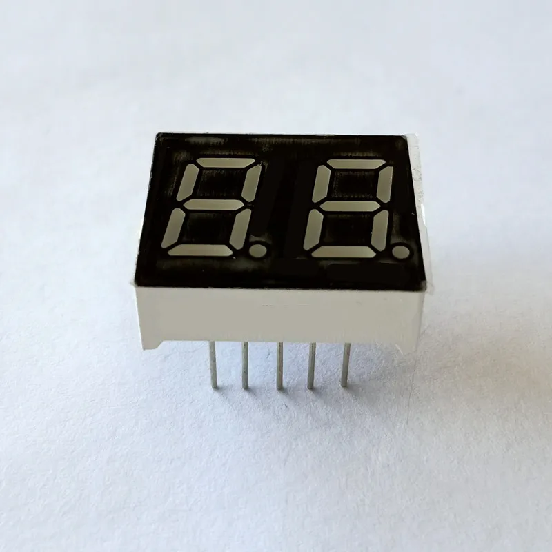 10 шт. 0 4-дюймовый 2-битный цифровой модуль зеленовато-желтого света KYX-4201AW/BW 20*16*7 мм