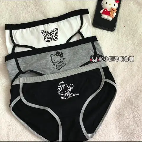 

3 шт./комплект, женские трусики Hello Kitty