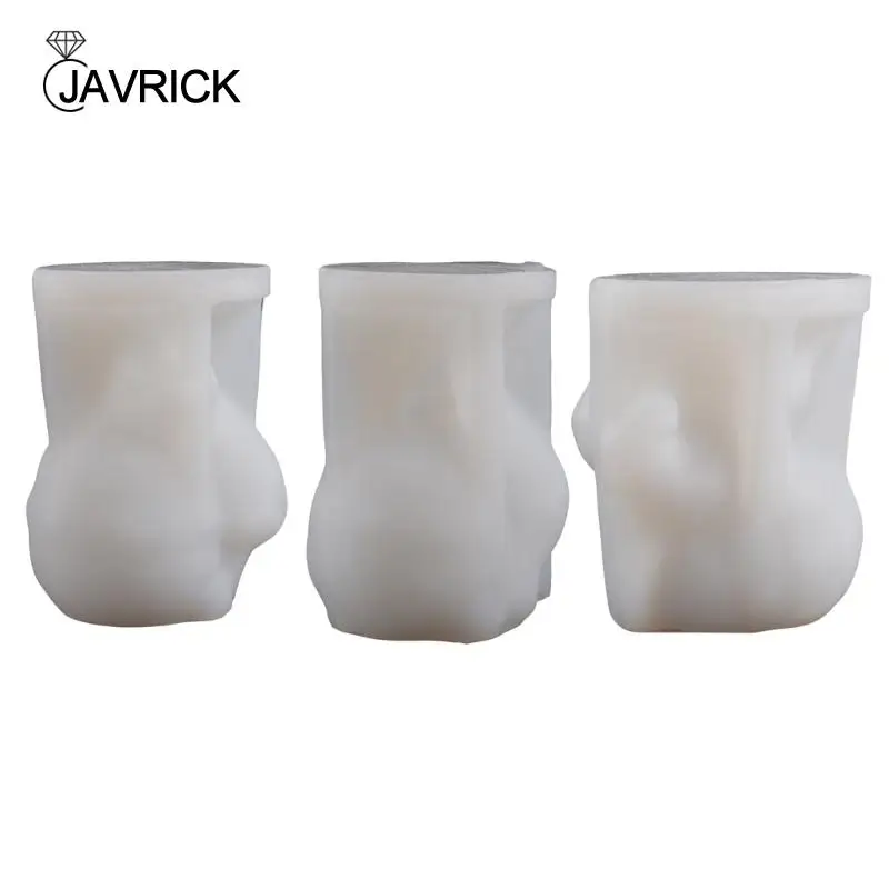 

3D Candle Mold Egg Rabbit Silicone Resin Mold Candle Mold Desktop Ornaments Mold for DIY Crafts Home Decors