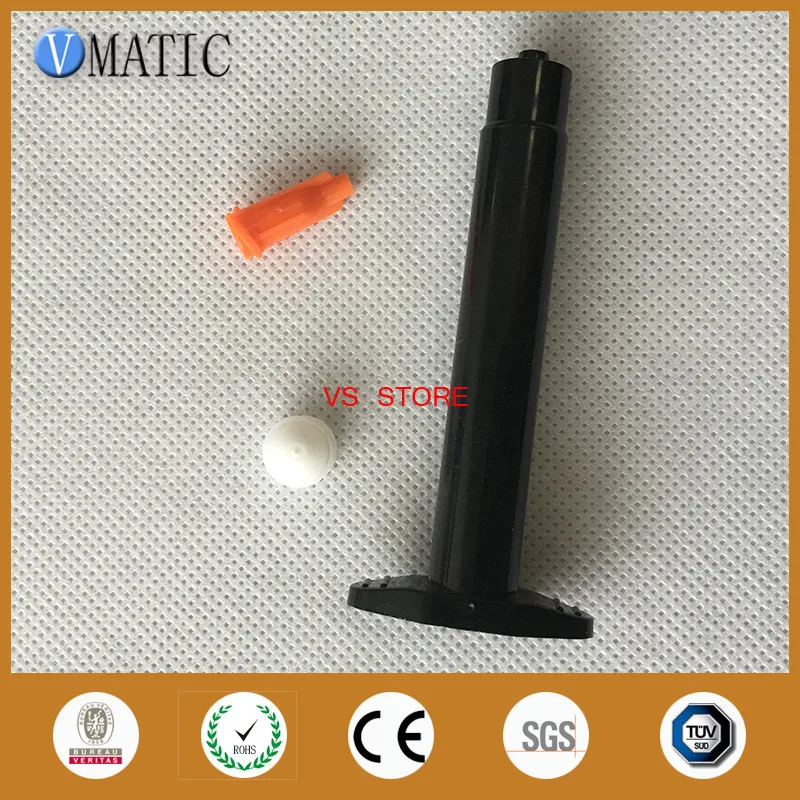 

Free Shipping Black Anti-UV 55cc/ml Glue Dispensing Pneumatic Syringe Sets Barrel Piston End Cap Cover Stopper 280 Sets/Lot