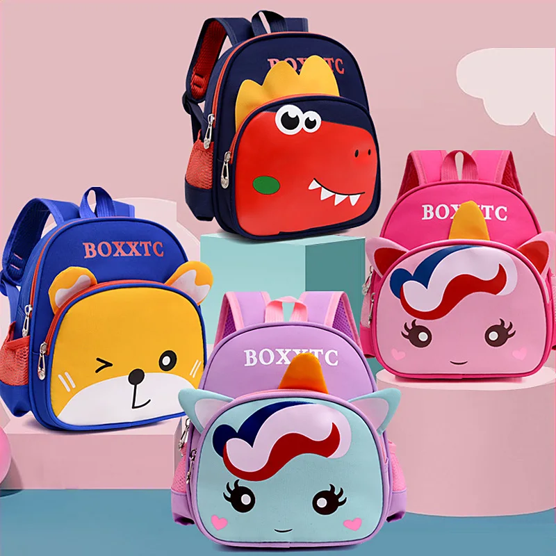 

Легкий детский школьный портфель с героями мультфильмов, милый мини-рюкзак для мальчиков и девочек, детский сад, подарок для раннего развит...