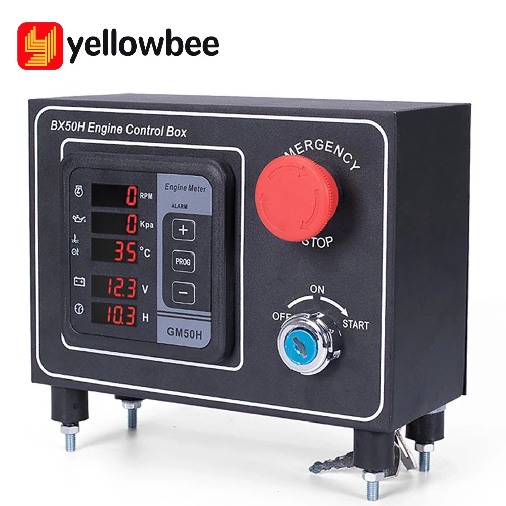 Контроллер генератора GM50H многофункциональный цифровой Измеритель двигателя