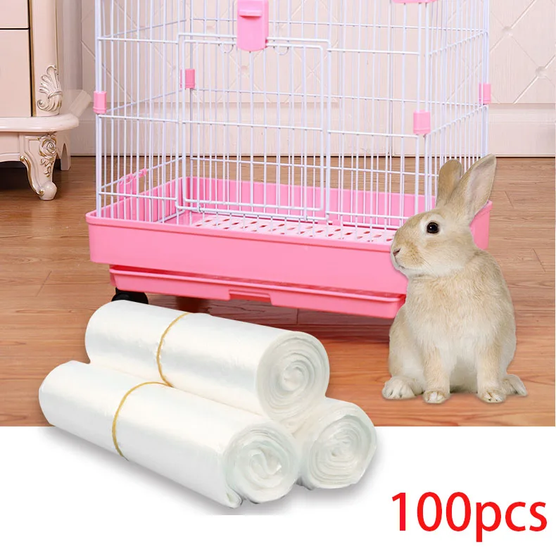 Pet Disposable Rabbit Cage Liner Plastic Bunny Cage Mat Cleaning Pad Hamster Dog Cage Replacement Diaper Universal Toilet Film