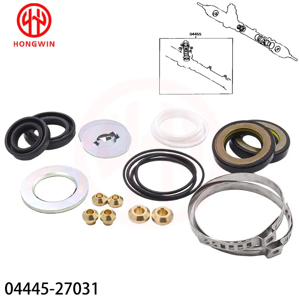 Фото Ремонтный комплект уплотнений рулевого редуктора 04445-27031 для Toyota KXC10, CXC10, KF42, KF52, Tamaraw FX №2