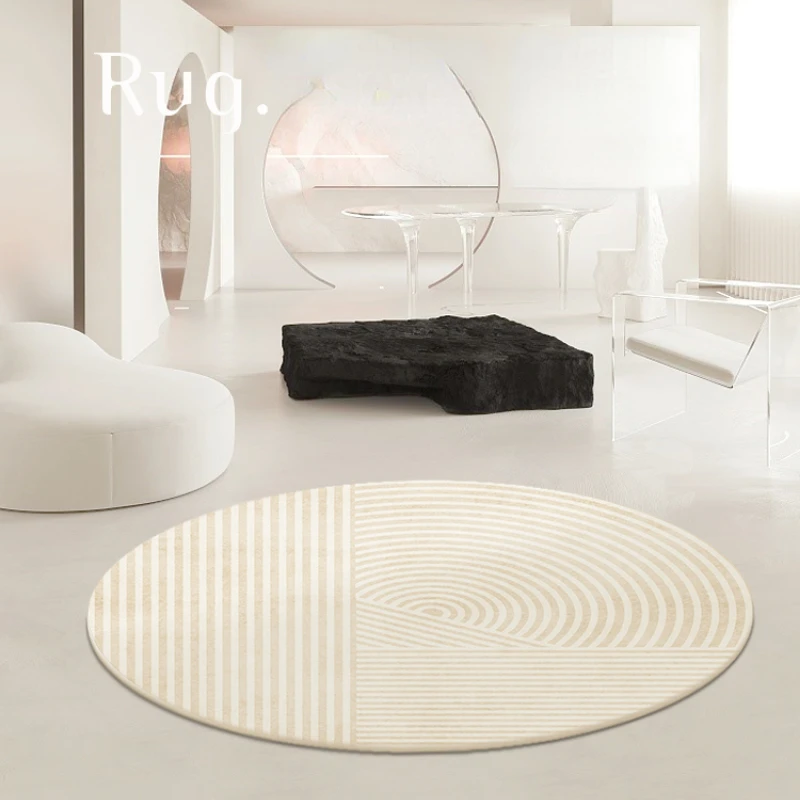 

Modern Luxury Round Carpets for Living Room Decoration Rugs for Bedroom Decor Carpet Non-slip Area Rug Home Short Pile Floor Mat