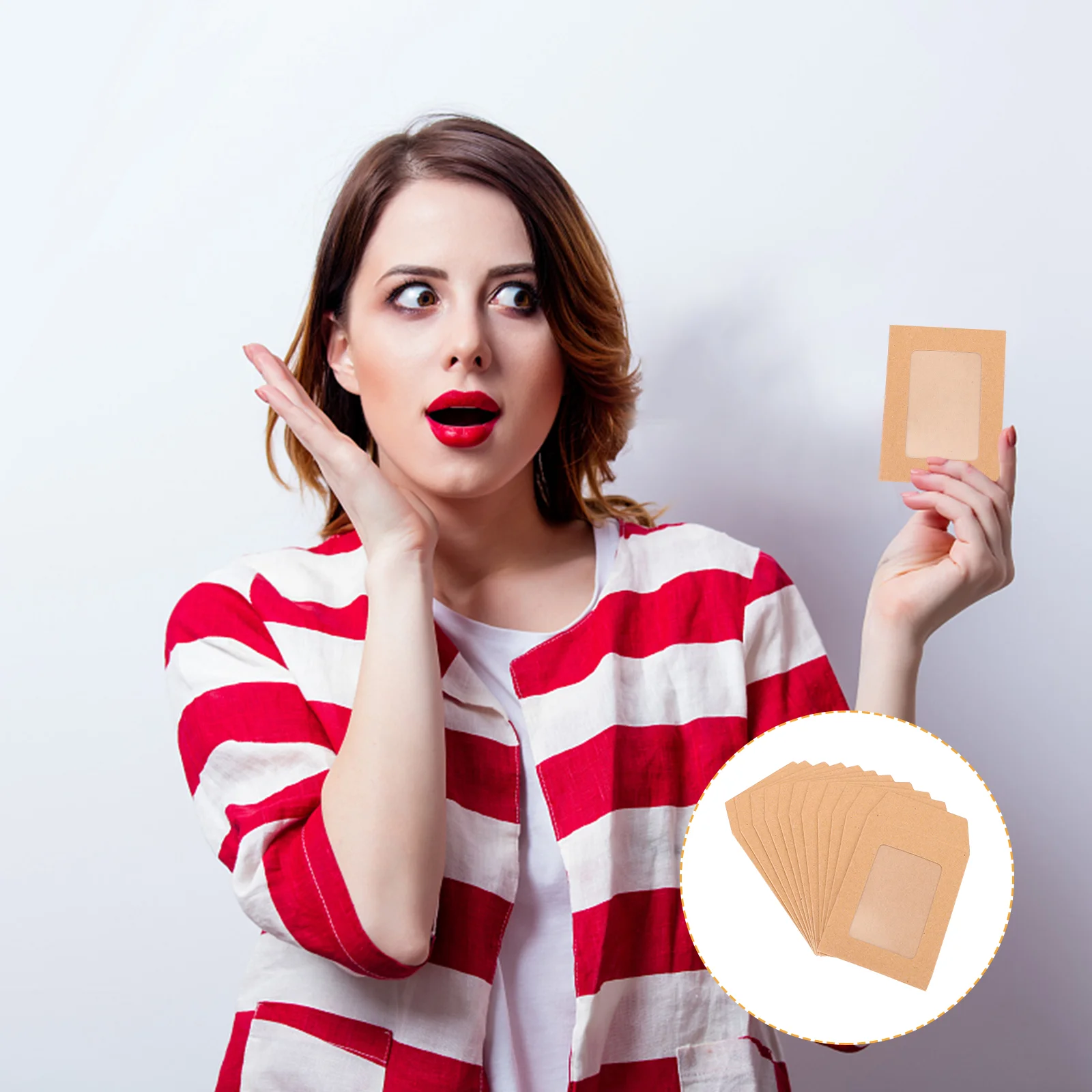 

Envelopes Kraft Envelope Window Adhesiveinvitation Paperself Weddingbrown Storage Business Baby Shower Seal Photodocument Blank