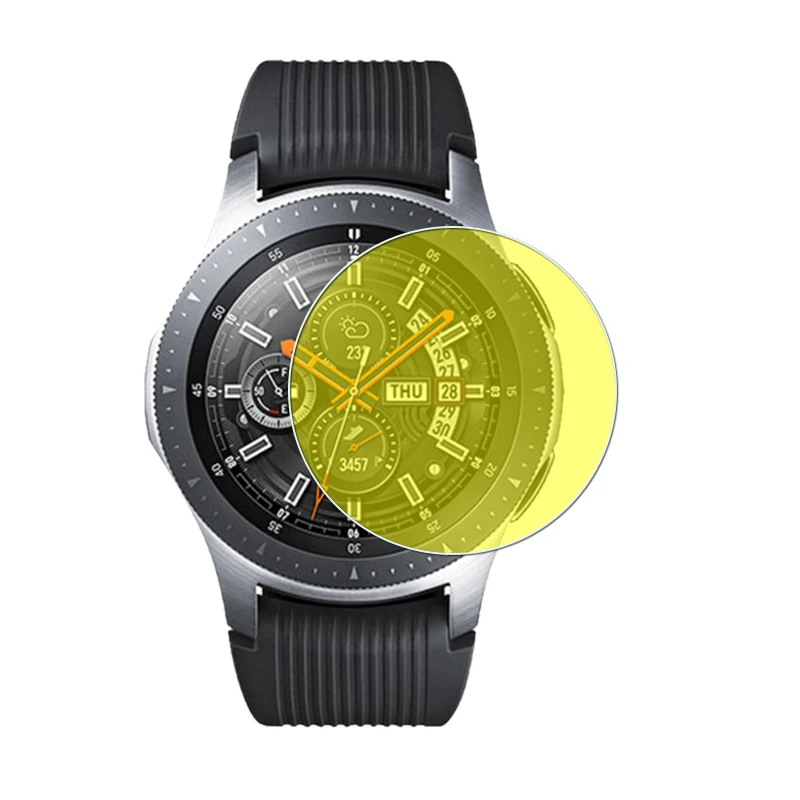 Ультрапрозрачная тонкая мягкая защитная пленка из ТПУ для Samsung Gear S4 S3 S2 Sport Classic