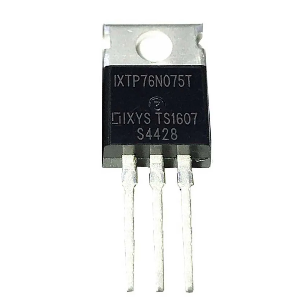 

10pcs/lot IXTP76N075T New stock TO-220 75V 76A