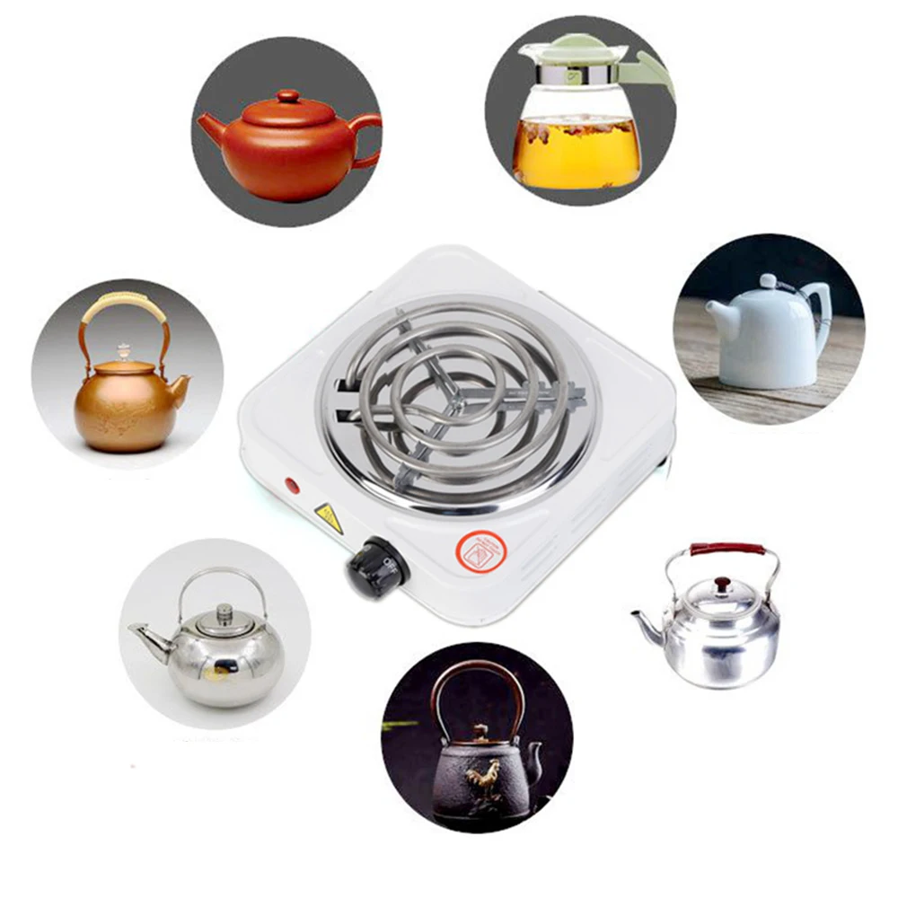 

220V 1000W Electric Stove Hot Plate Iron Burner Home Kitchen Cooker Coffee Heater Household Cooking Appliances EU Plug