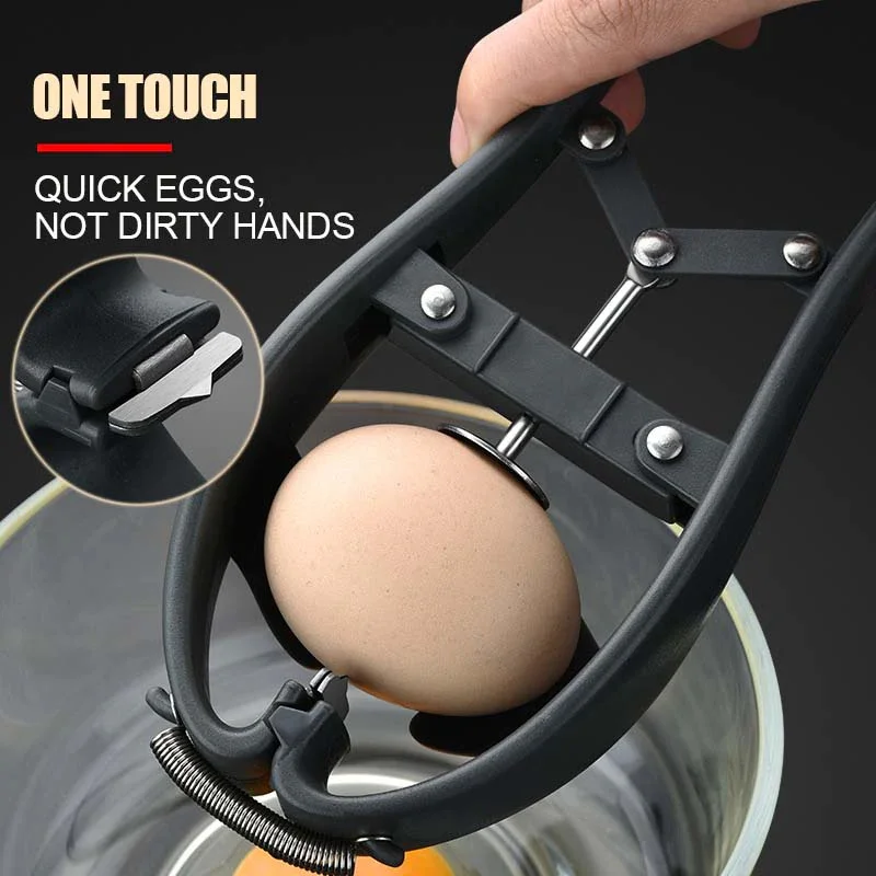 

Convenient Scissor Type Stainless Steel Egg Opener Manual Egg Tools Eggshell Cutter Egg Yolk Egg White Separator Kitchen Tools
