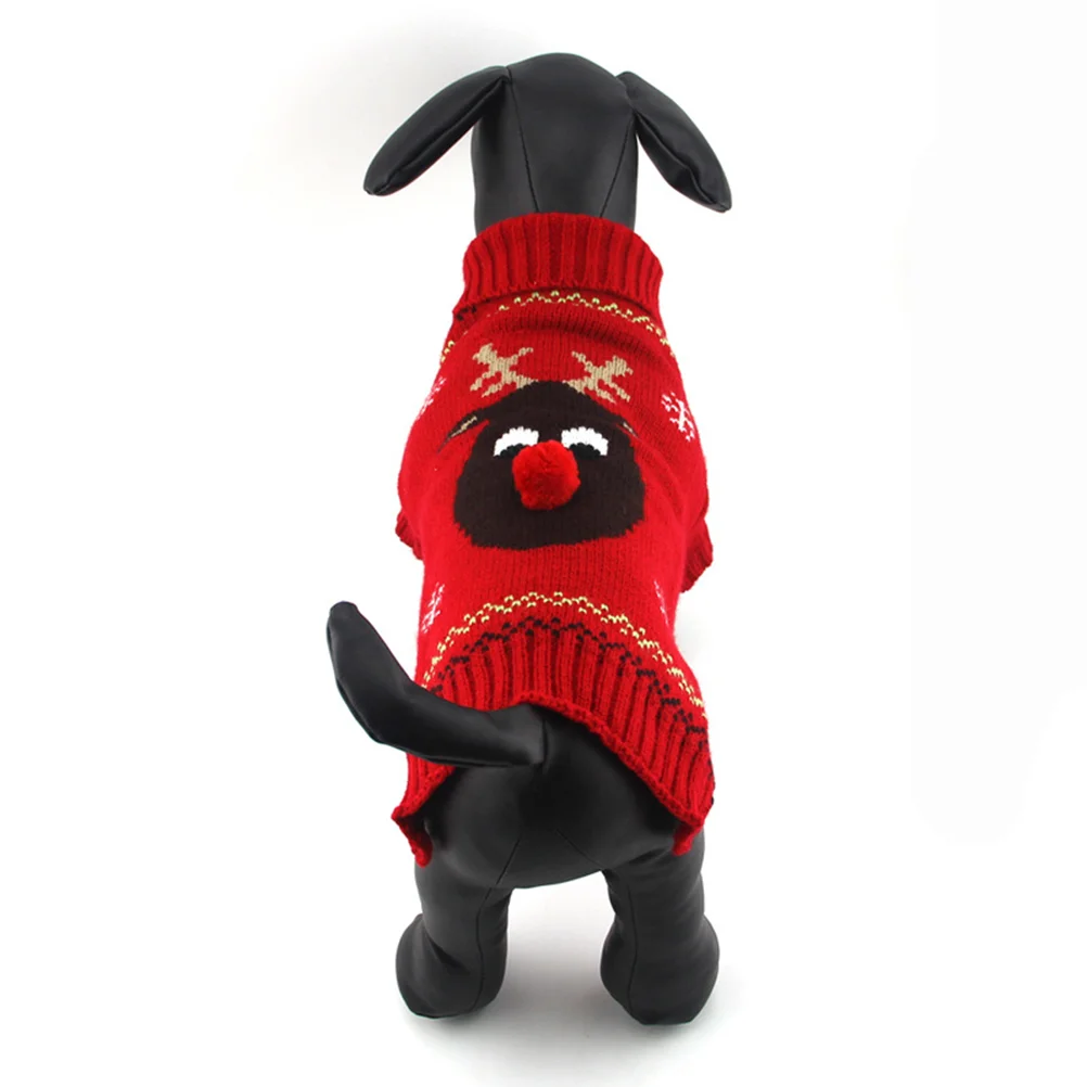 

Christmas Sweater Christmas Clothes Winter Warm Puppy Coats Outfit Dresses New Year Costume for Dogs Cats Puppy