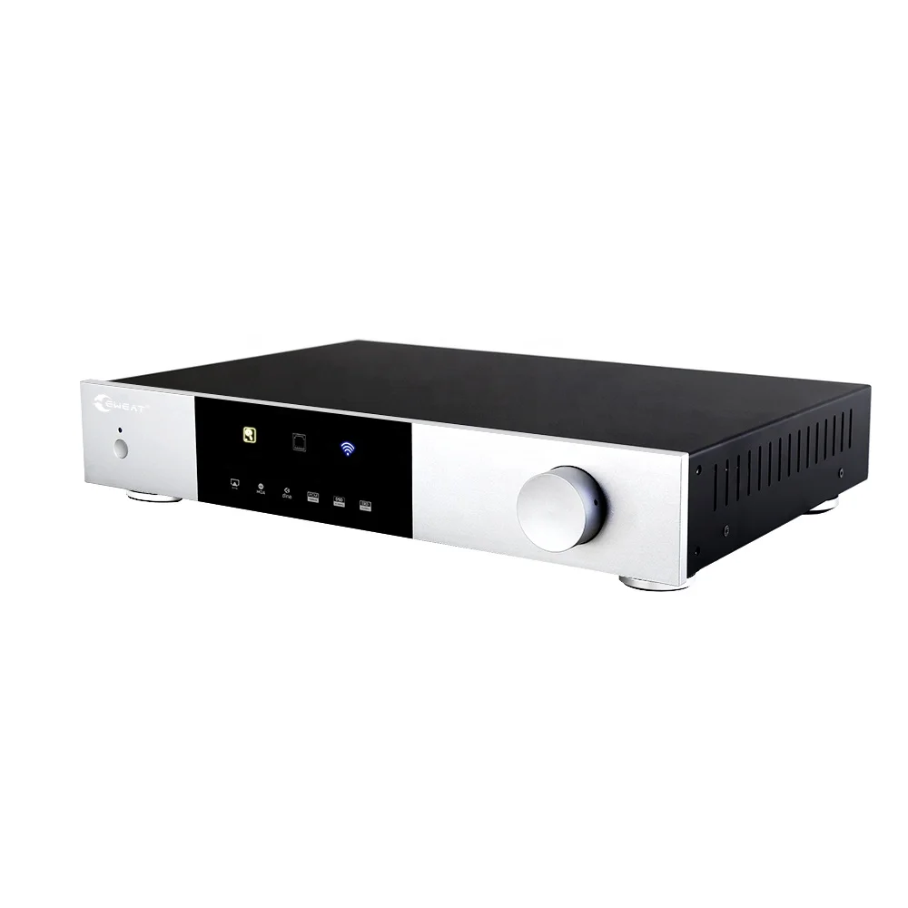 

China factory wholesale products ESS9038Q2M chips digital audio player frosted shell music server steamer home theater