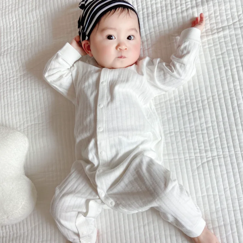 

Newborn Baby Jumpsuit Printed Casual Long Sleeve Baby Boy Girl Clothes Spring Summer