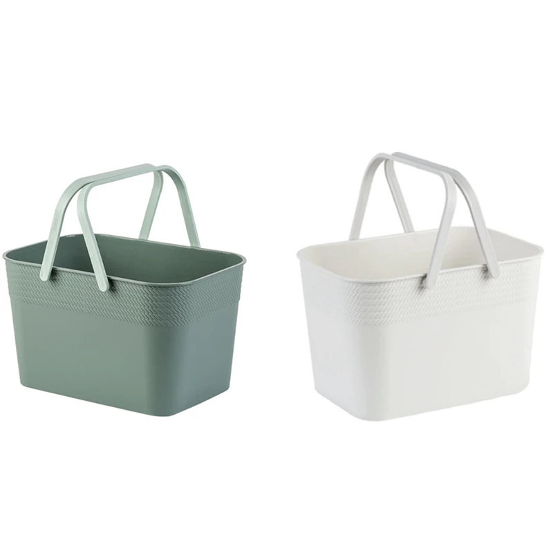 

Makeup Organizer Sundries Storage Box Case Bath Organizer Bath Basket Shower Storage Basket With Handle