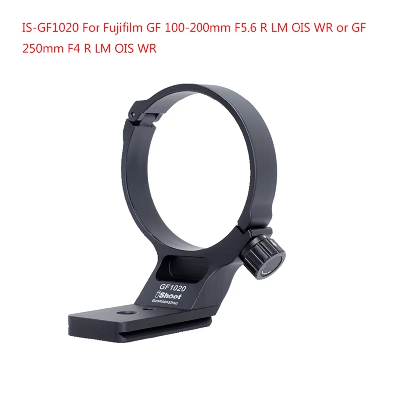 

ISHOOT 83Mm Tripod Mount Ring Lens Collar IS-GF1020 For Fujifilm Fuji GF 100-200Mm F5.6 R LM OIS WR / GF 250Mm F4 R LM OIS WR