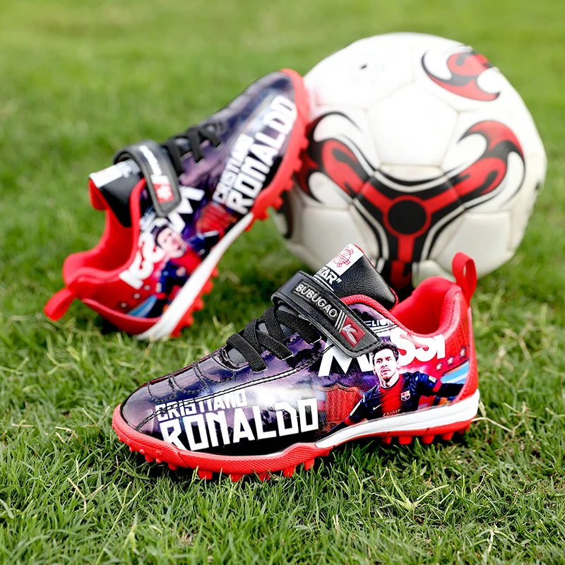 

Hot Sale Soccer Cleats for Children Sports Shoes Kids Indoor Football Boots Futsal Boys Trainers Outdoor Turf Football Shoes
