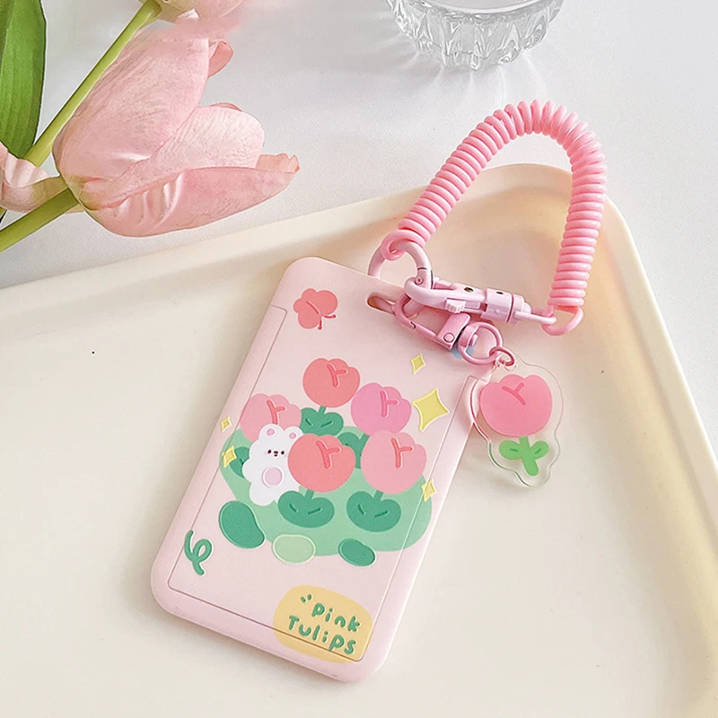 

Animal Card Sleeves Bank Idol Photocard School Holder Cartoon Bag Photo Card Pendant Stationery Case Cute Credit