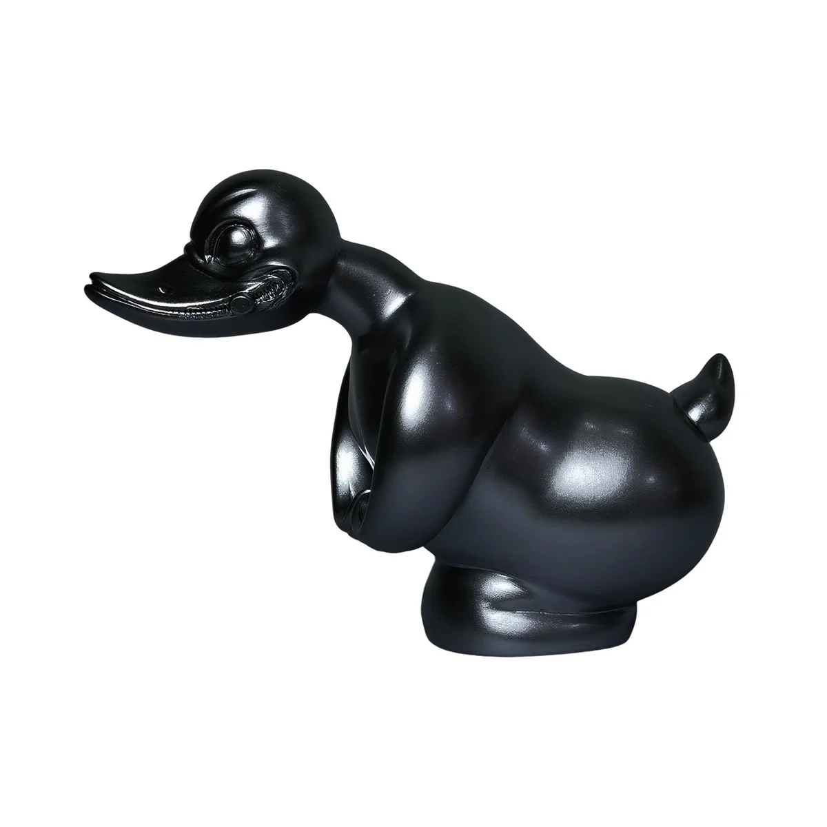 Наклейка на переднюю крышку автомобиля с изображением злого утка