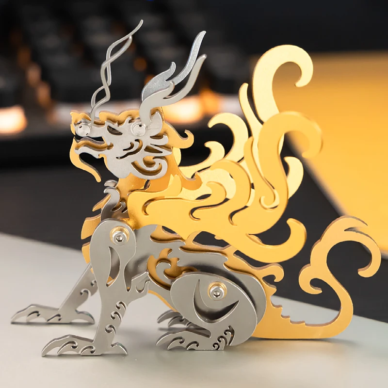 MOKR цветные животные 3D металлические головоломки Chao Feng подарок и игрушки для