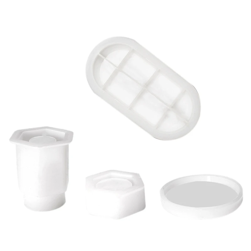 

Bottle Plate Resin Molds Silicone Mold For DIY Epoxy Storage Box Mirror Making Casting Moulds DIY Making Tool Home
