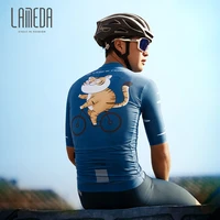 lameda 2022 new professional tight cycling clothes short sleeved top summer mens and womens road cycling clothes