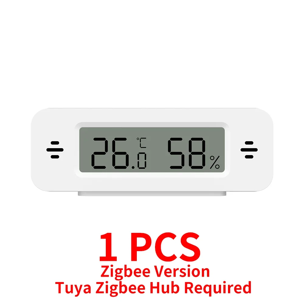 

Wi-Fi-гигрометр Tuya Zigbee для умного дома, миниатюрный термометр и влажность, работает с приложением Google Home Яндекс. Alexa