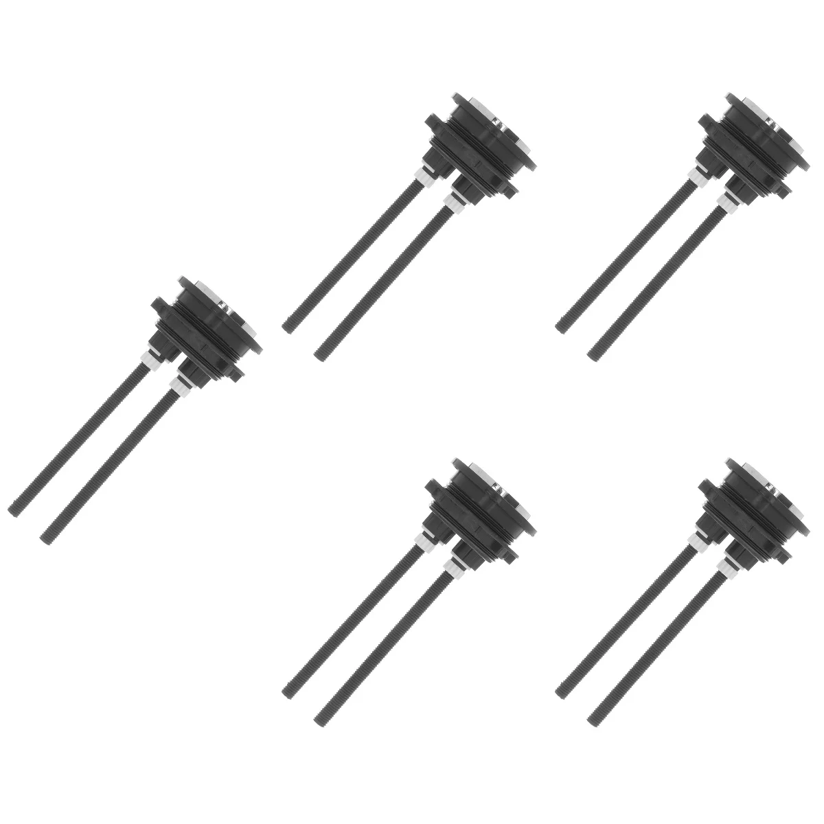

5pcs Double Flush Button Toilet Tank Button Toilet Parts Toilet Tank Flusher