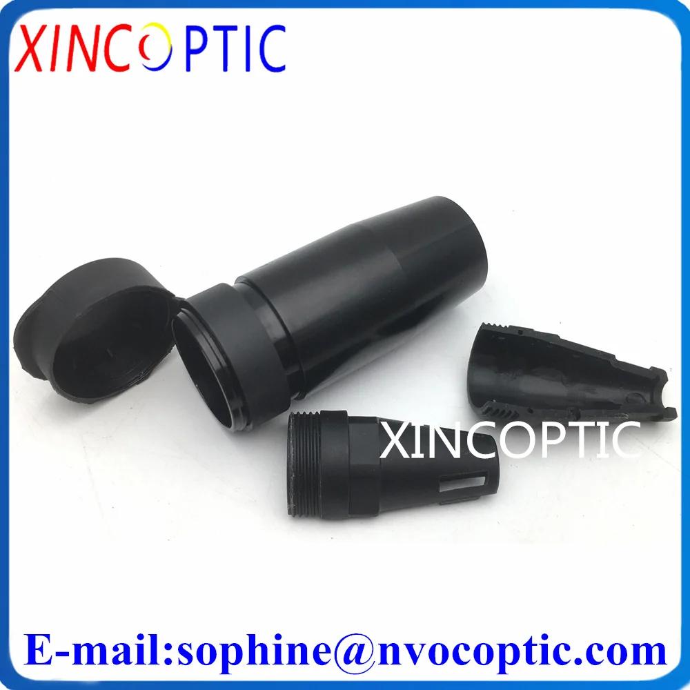 

20pcs Outdoor IP67 PDLC/ST/FC/SC Waterproof Fibre Optic Connector for CPRI Armored Optical Cable Fiber Protective Cover Shell