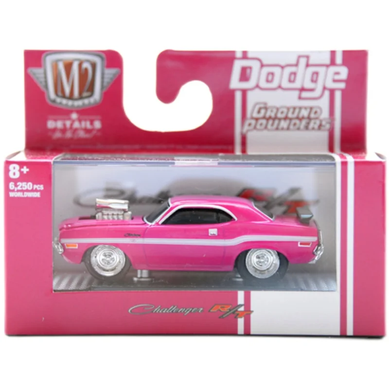 

M2 1/64 DODGE CHALLENGER Коллекционная версия металлическая литая модель гоночный автомобиль детские игрушки подарок