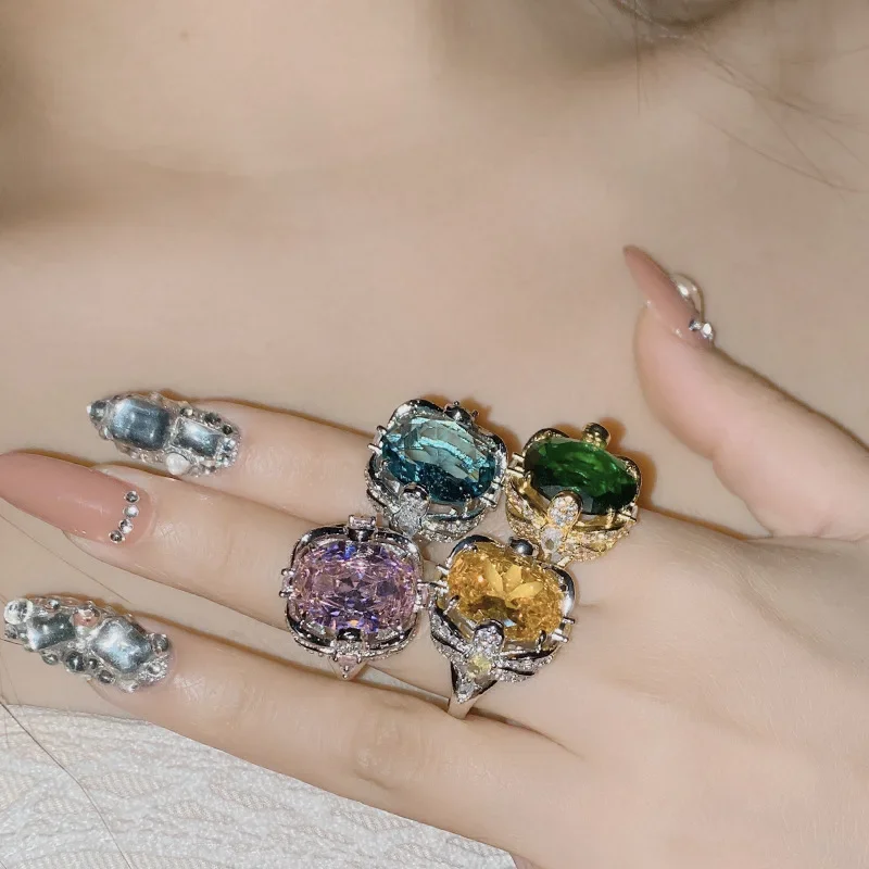 Высокое качество Роскошное кольцо MDLFES с бриллиантами в стиле муасса и